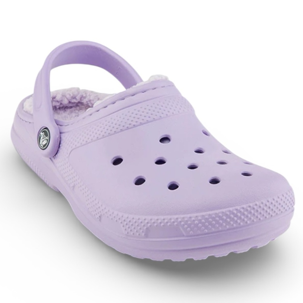 Crocs Classic Lined Clogs In Lavender